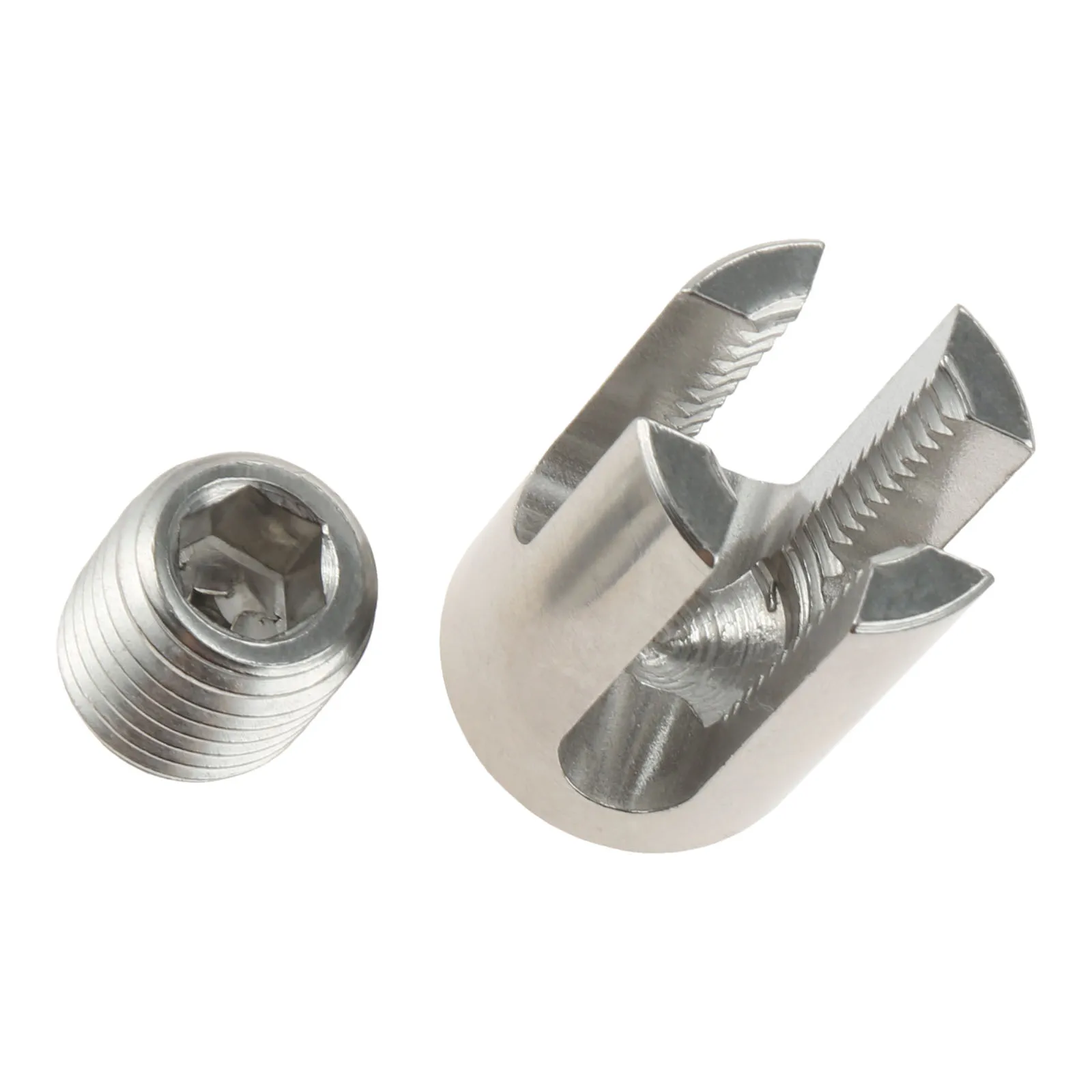 1pc Wire Rope Trellis M8/M12/M16 90 Degree Angles Marine Grade 316 Stainless Steel Wall Cross Recessed Clip Clamp for 2mm-8mm