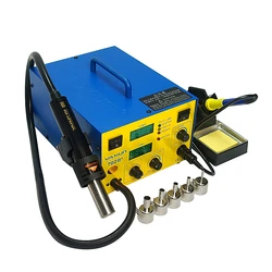 Soldering Station YAXUN YX-702B+ Smd Bga Rework Station Welding Equipment with 5 Nozzles 220V 110V Optional BGA Repair Machine