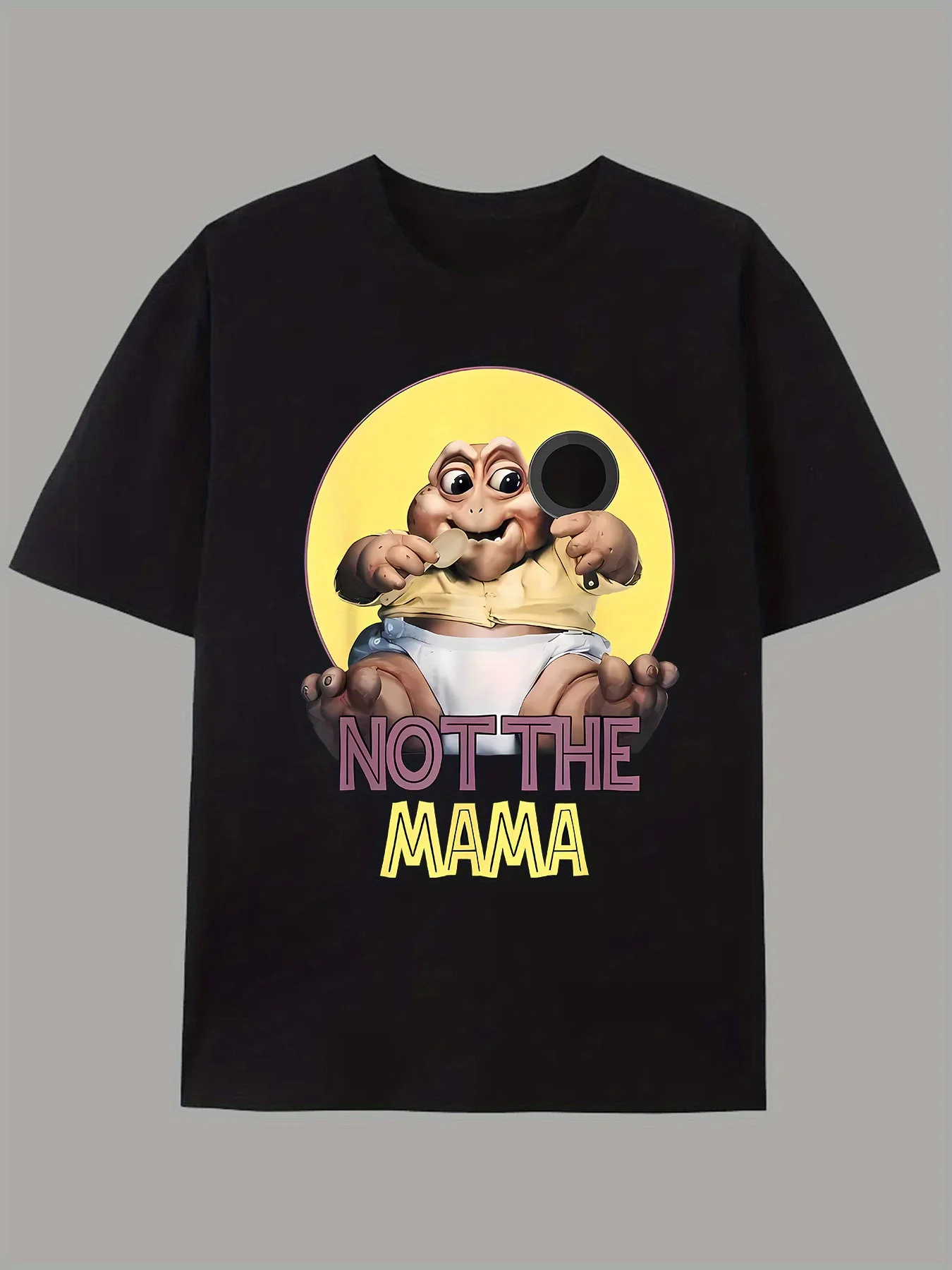 طفل سنكلير ديناصور المسلسل التلفزيوني ليس للأمهات مضحك الجرافيك تي شيرت مبدع 90S ثقافة البوب الرجعية شخصية كرتونية طاقم الرقبة تي شيرت سوبر لينة مزيج القطن ~ مناسبة ~ للارتداء اليومي