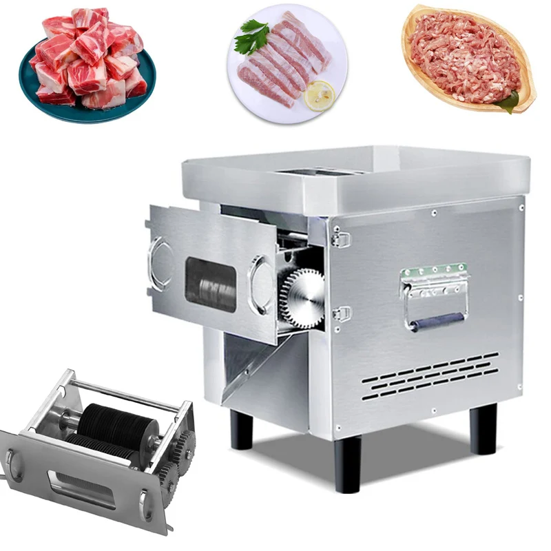 

220v / 110v Meat Cutter Vegetable Cutter Machine Top quality Durable Meat Slicer Meat Processing Machinery