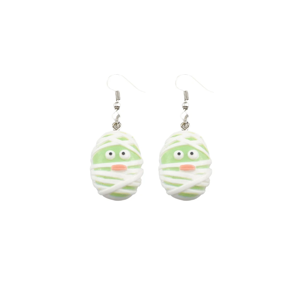 Cute Creative Halloween Set Earring For Women Resin Bag Drop Earrings Children Handmade Jewelry DIY Gifts