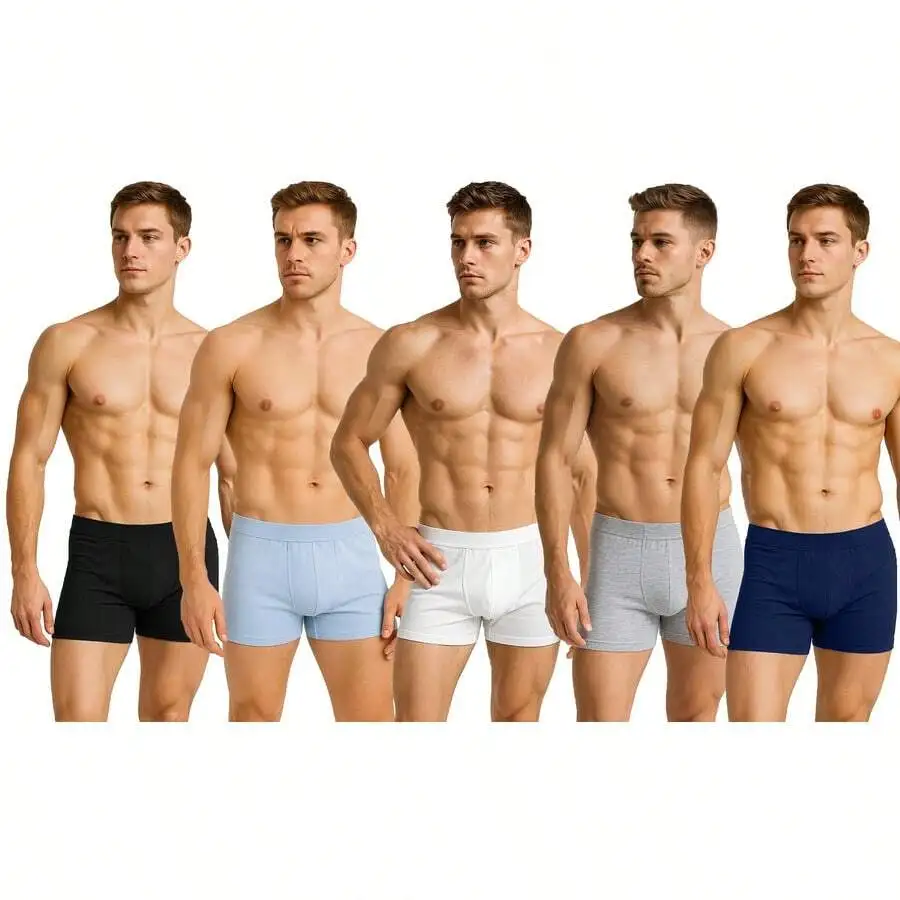 12 Pack Mens Cotton Stretch Seamless Low Rise Boxer Briefs M-2XL