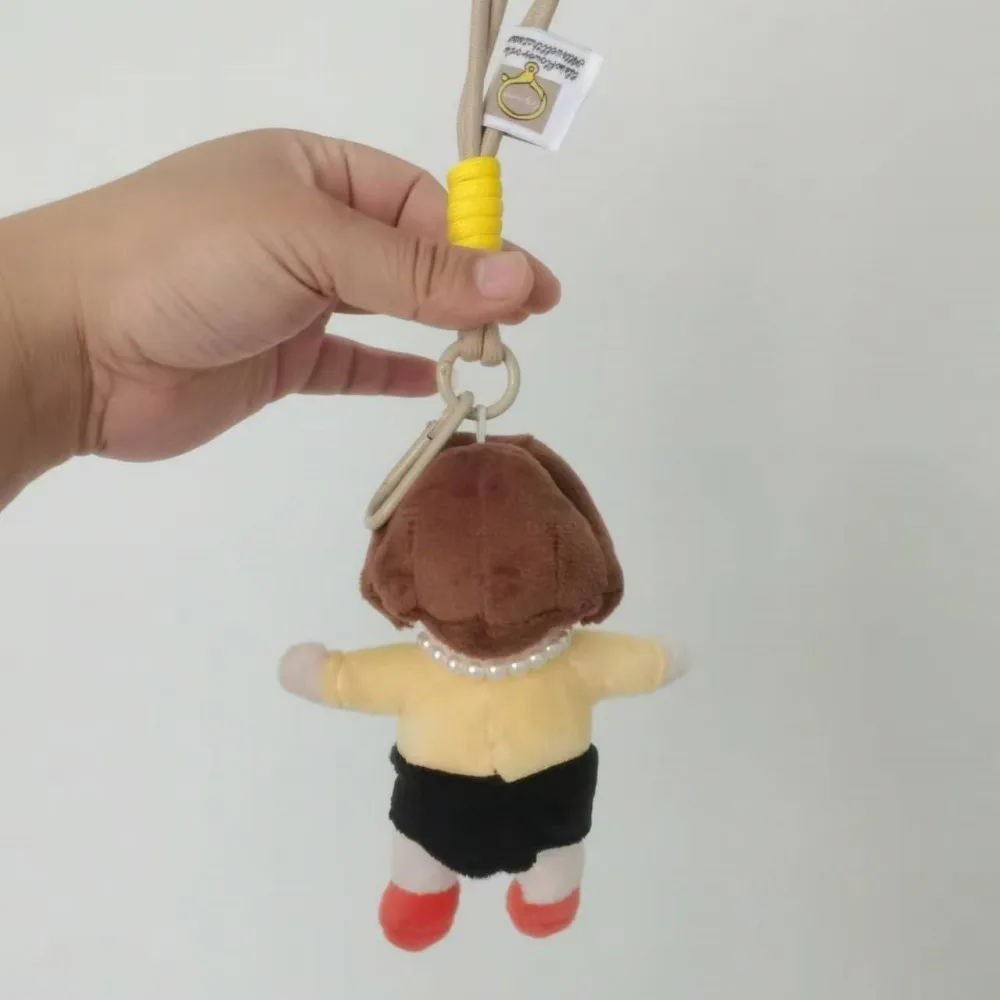 15cm Lovely Bbang Bbang&Yuzhi Plush Toy Keychain Yuzhi Soft Pendant Keyring Car Key Buckle Accessories Girl women Bag Hang Gifts