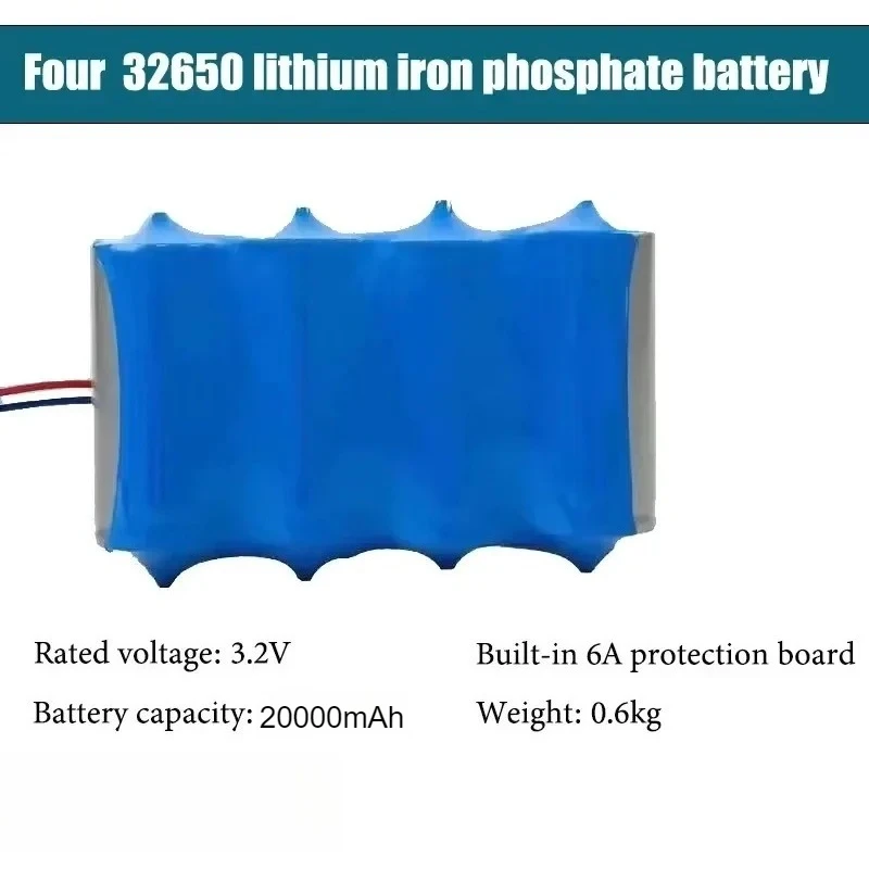 32650 بطارية 3.2 فولت بطارية ليثيوم فوسفات الحديد 60AH سعة كبيرة لمصباح الشارع الشمسي الكاشف مراقبة الإضاءة الخارجية