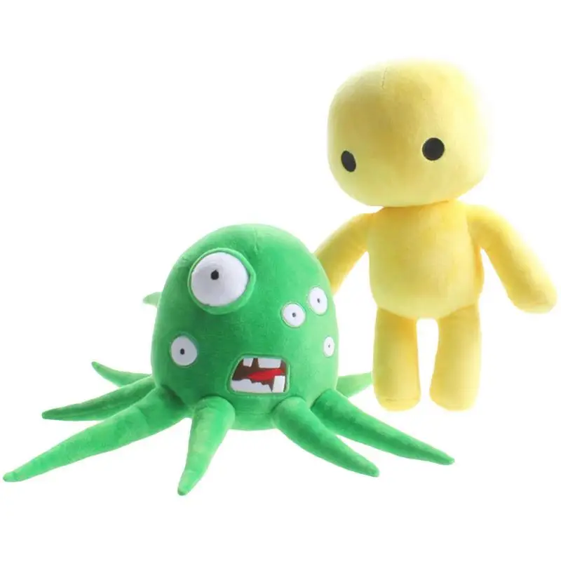 Octopus Yellow Villain Stuffed Plush Toy Adventure Game Plushie Doll Decoration Kawaii Soft Stuffed Toy Gift Animation Role TOys