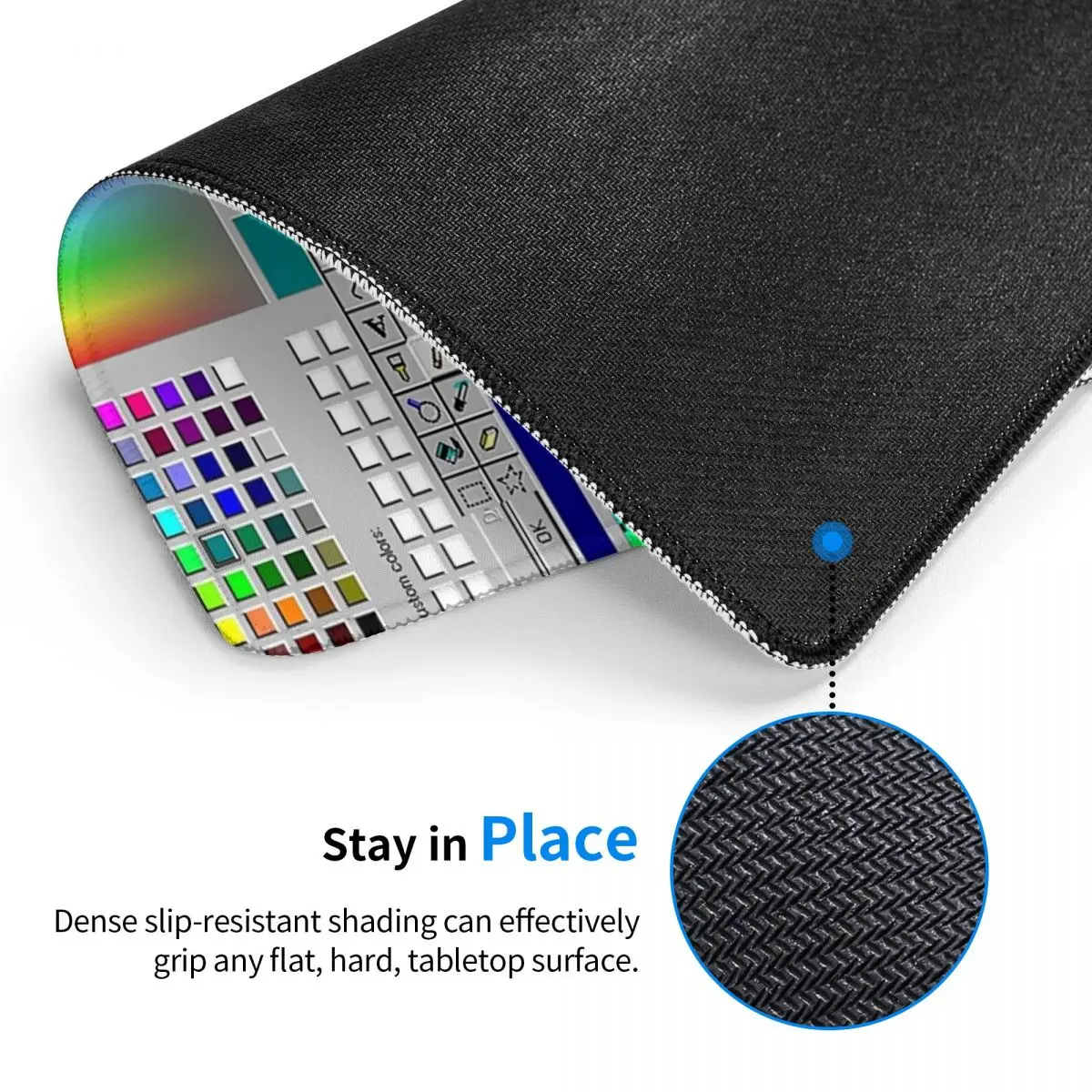 Alfombrilla de ratón con Collage de Windows 95, alfombrilla para teclado de ordenador, alfombrilla para ratón, alfombrilla para escritorio de ordenador portátil para juegos, alfombrillas para mesa de oficina