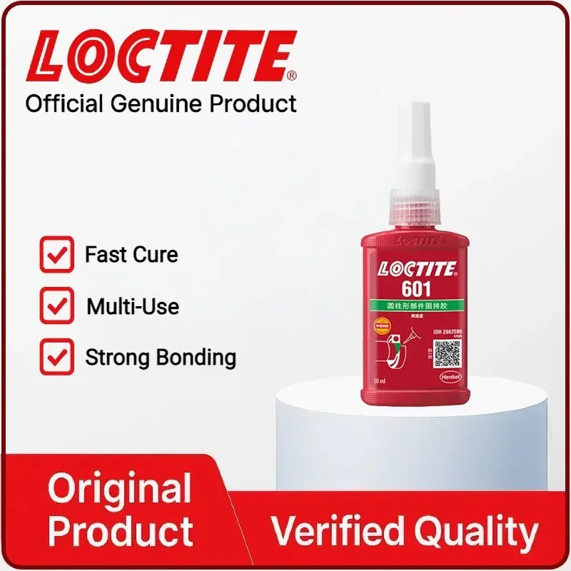 Loctite 601 High Strength Retaining Adhesive for 50ml, Fast Cure, Thread Locking & Sealing, Industrial Adhesive