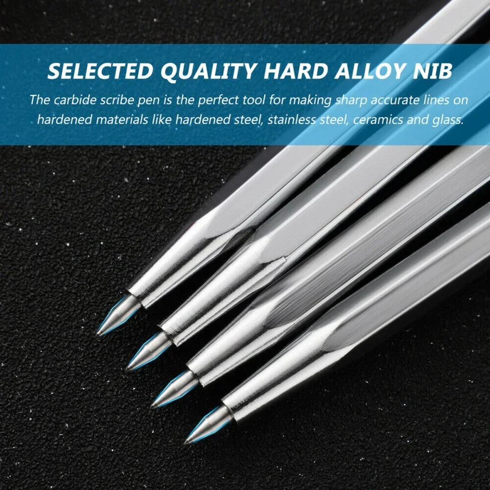 2pcs 145mm Diamond Glass Cutter Carbide Scriber Metal Glass Tiles Marbles Cutting Machine Lettering Marking Pen Tools