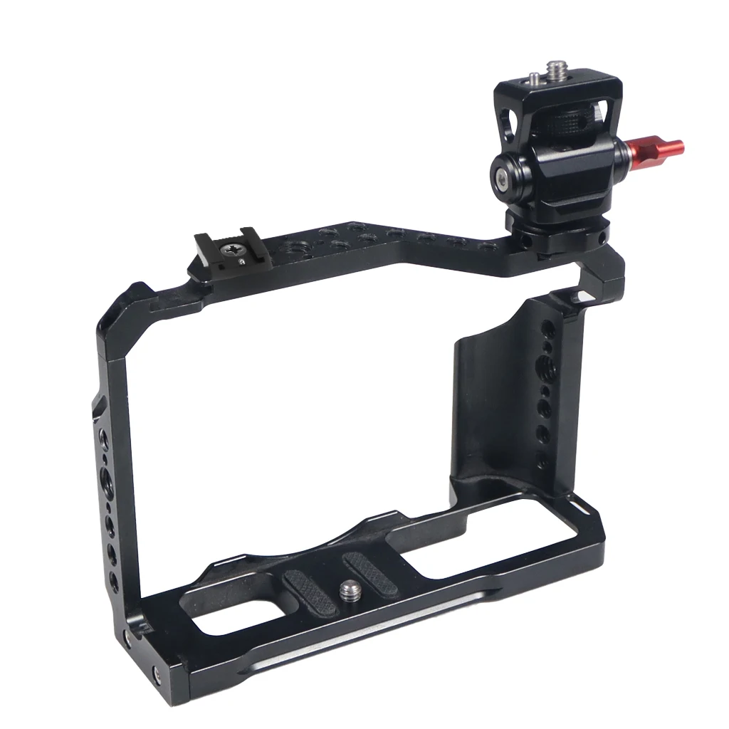 BGNing Aluminium Legierung Kamera Käfig Schutzhülle Stabilisator mit Kalten Schuh Halter für FUJI XT20/XT30 XT30II Kamera Schutzhülle – Detail 21