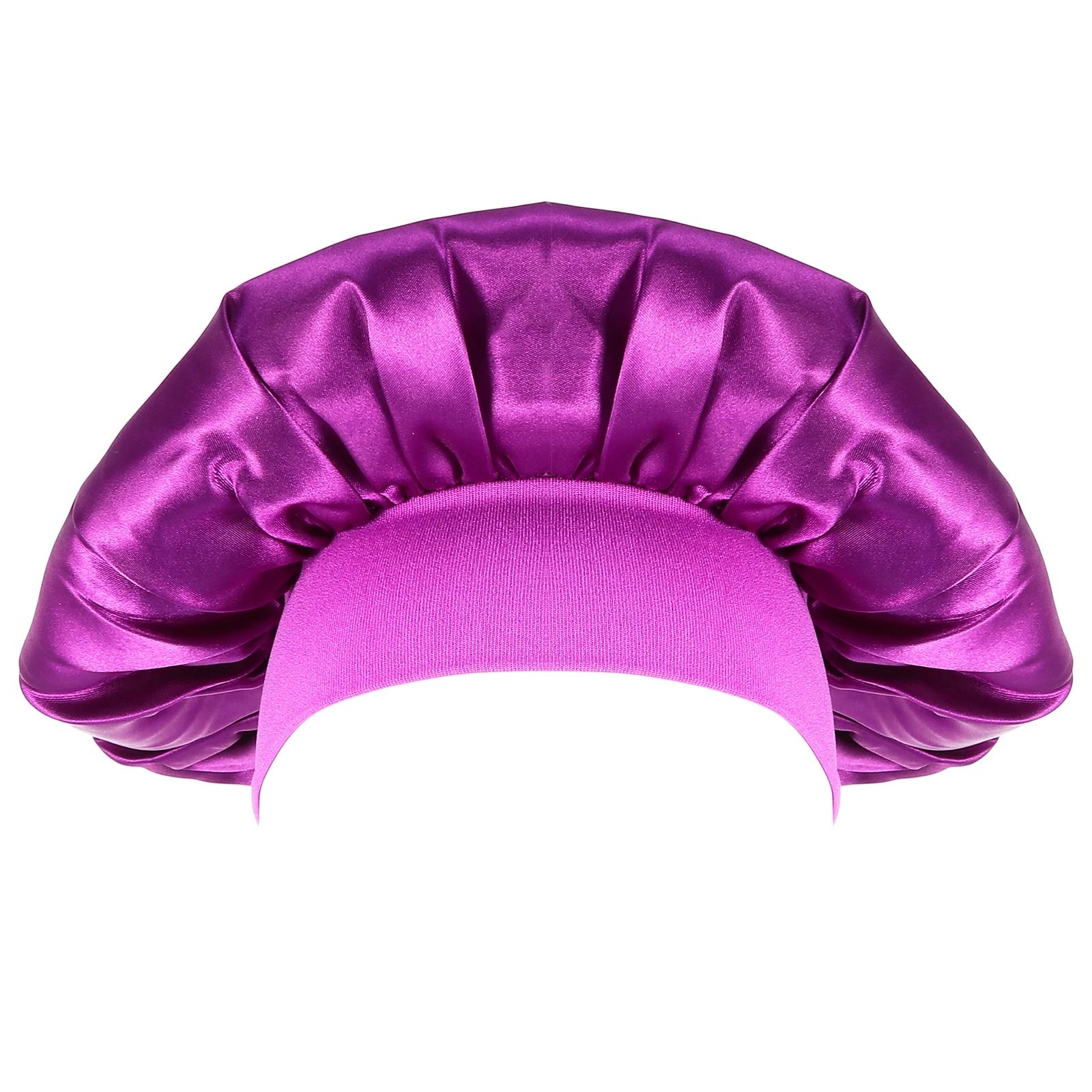 

High Elastic Headband Sleep Girl Headbands Sleeping Hat Women Fabric Miss Satin Bonnet