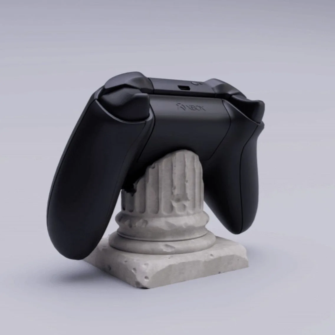 Creative 3D Printed Controller Stand Marble Style Game Controller Holder Sturdy Base Display Stand Gift for Gamers Home Decor