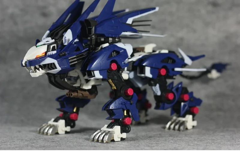 BT Building Blocks ZOIDS RZ-041 Liger ZERO Jager Blue Lion 1:72 Scale Full Action Plastic Kit Assemble Model Birthday Gifts