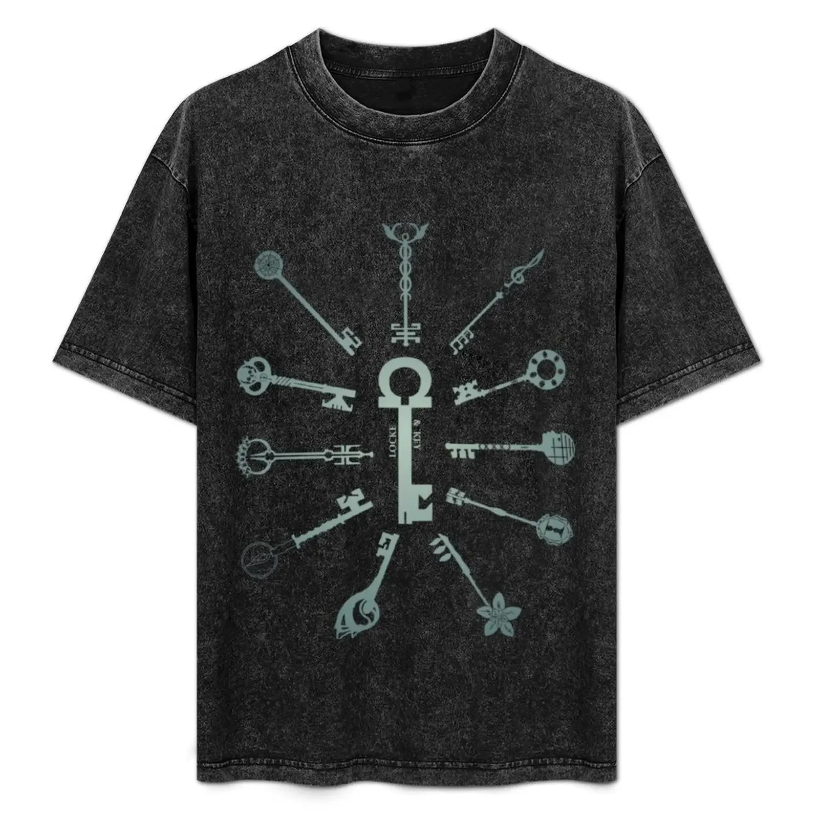 

Locke and Key - All Keys T-Shirt graphic tee shirt customs design your own quick-drying mens shirts graphic tee