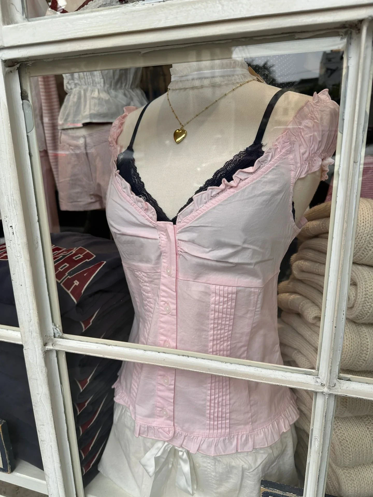 

Сладкая розовая футболка с оборками, блузка, женская летняя однобортная складка, тонкая футболка с короткими пышными рукавами, женская хлопковая футболка Y2k