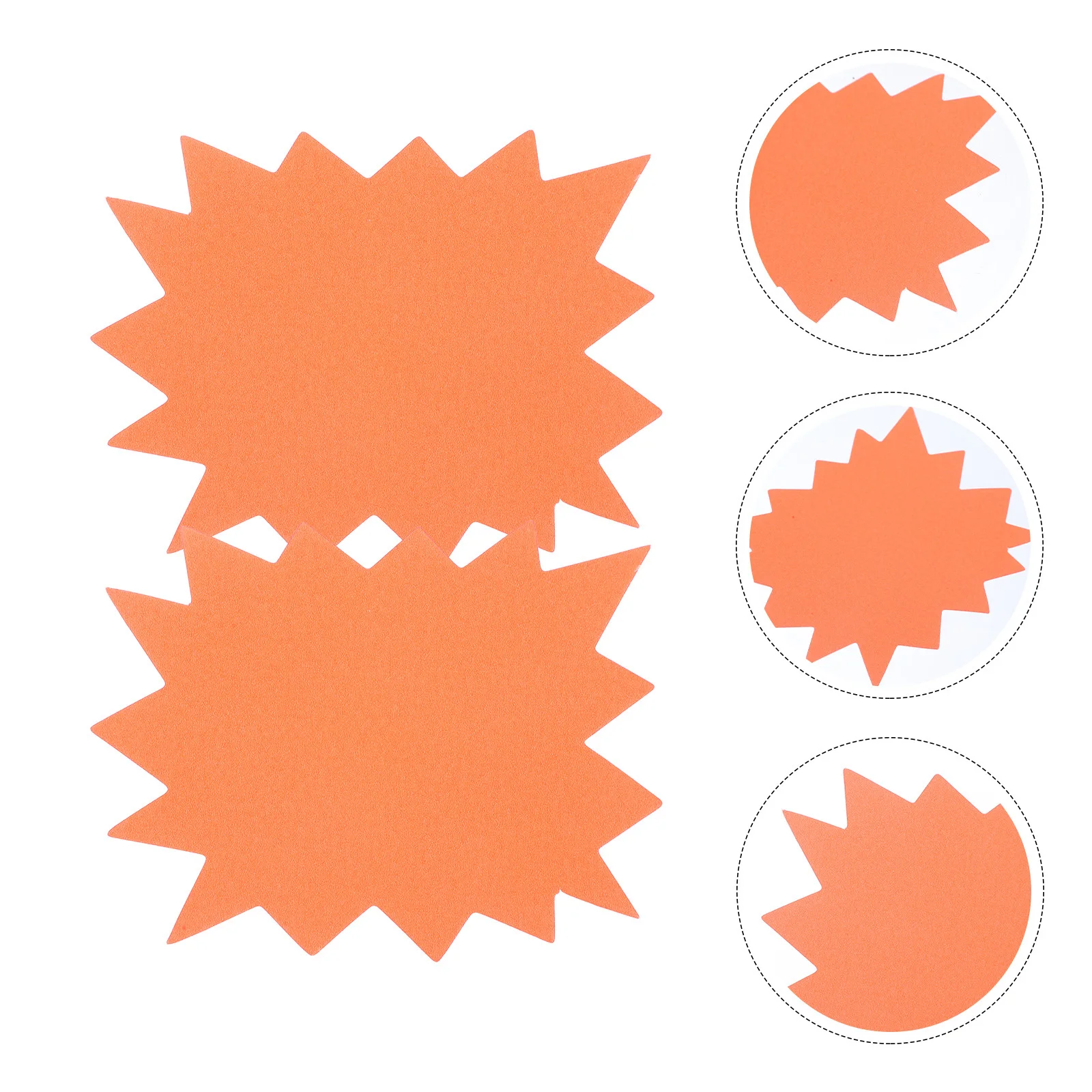 250 قطعة من الملصقات الورقية الفارغة، علامات البيع، ملصقات التسعير، سعر الفلورسنت المزخرف #6