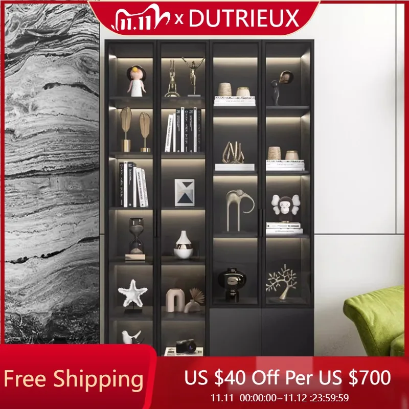 

Bookcase Nordic Living Room Cabinets Librero Mobile Decor Cabinets House Container Bookshelf Luxury Gabinete Salon Furniture