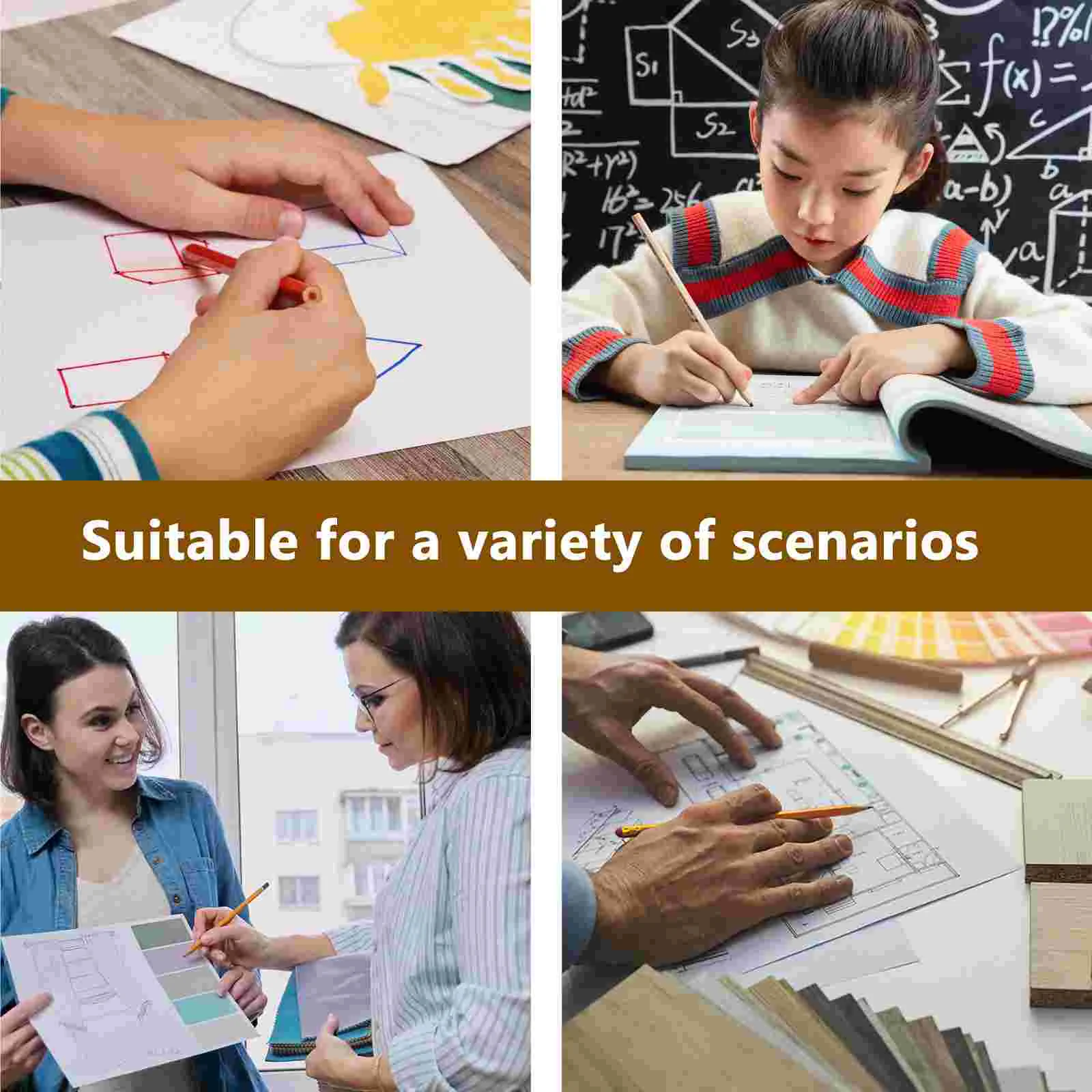 Multifunctional Geometric Ruler Students Drawing Rulers Universal Round Geometry Template Plastic