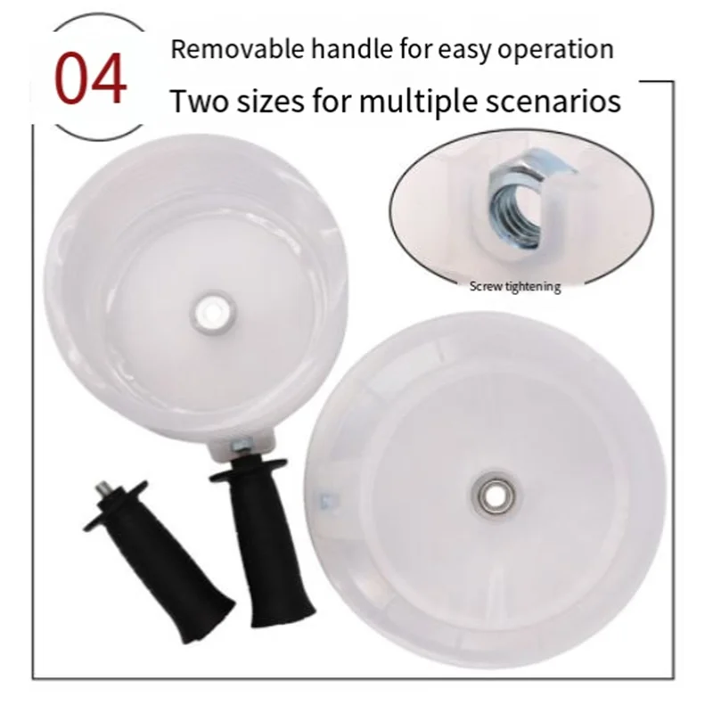 

B28C-2Pc Электрическая ударная дрель Пылесборник Открывалка для отверстий Крышка пылесборника Пылезащитная крышка для кольцевой пилы с ручкой