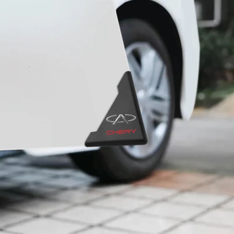 Cubierta de esquina de silicona para puerta de coche, Protector de parachoques antiarañazos para Chery Tiggo 2 3 4 5 6 7 8 3X 5X Pro T11 Arrizo 6 3 Eastar, 2 piezas