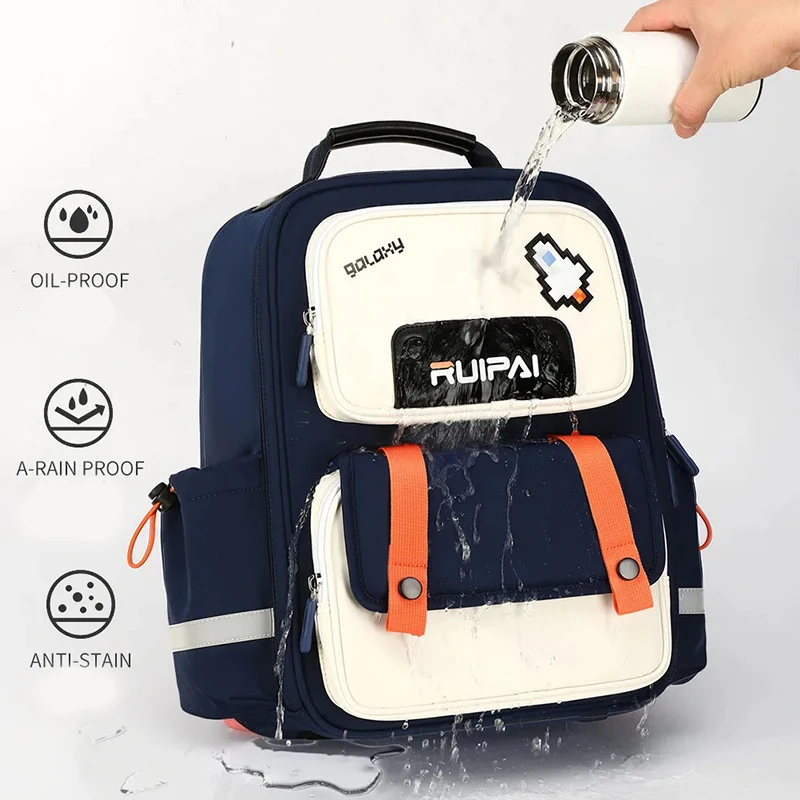 Mochila escolar con diseño de Pata de Gato para niños, morral para estudiantes de primaria, protege la columna vertebral, Reduce el peso, precio de fábrica, nueva