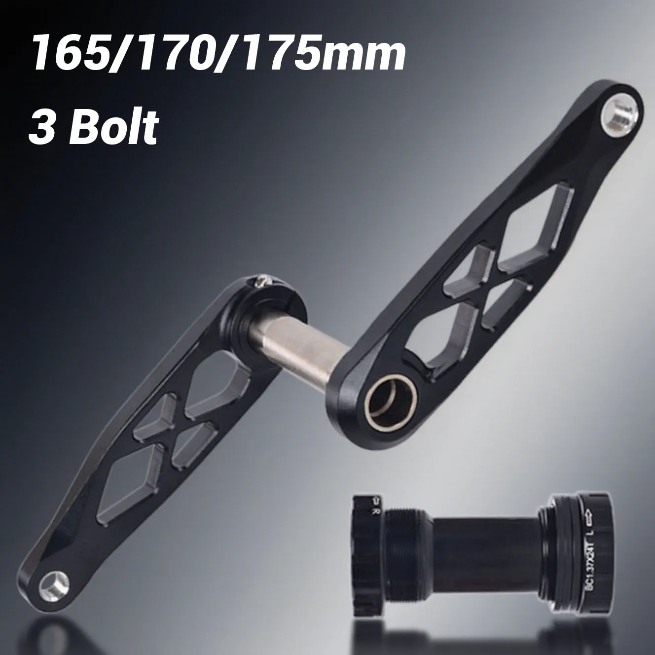 

165mm 170mm 175mm Direct Mount Crank 24mm Hollowtech Integrated Crankset For Mountain Bike Single Crown 32t 34t 36t 38t