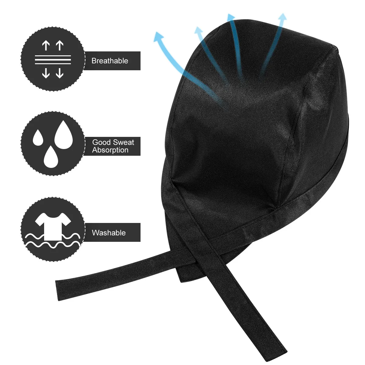 Adjustable Polyester Chef Hat (Pirate Style)