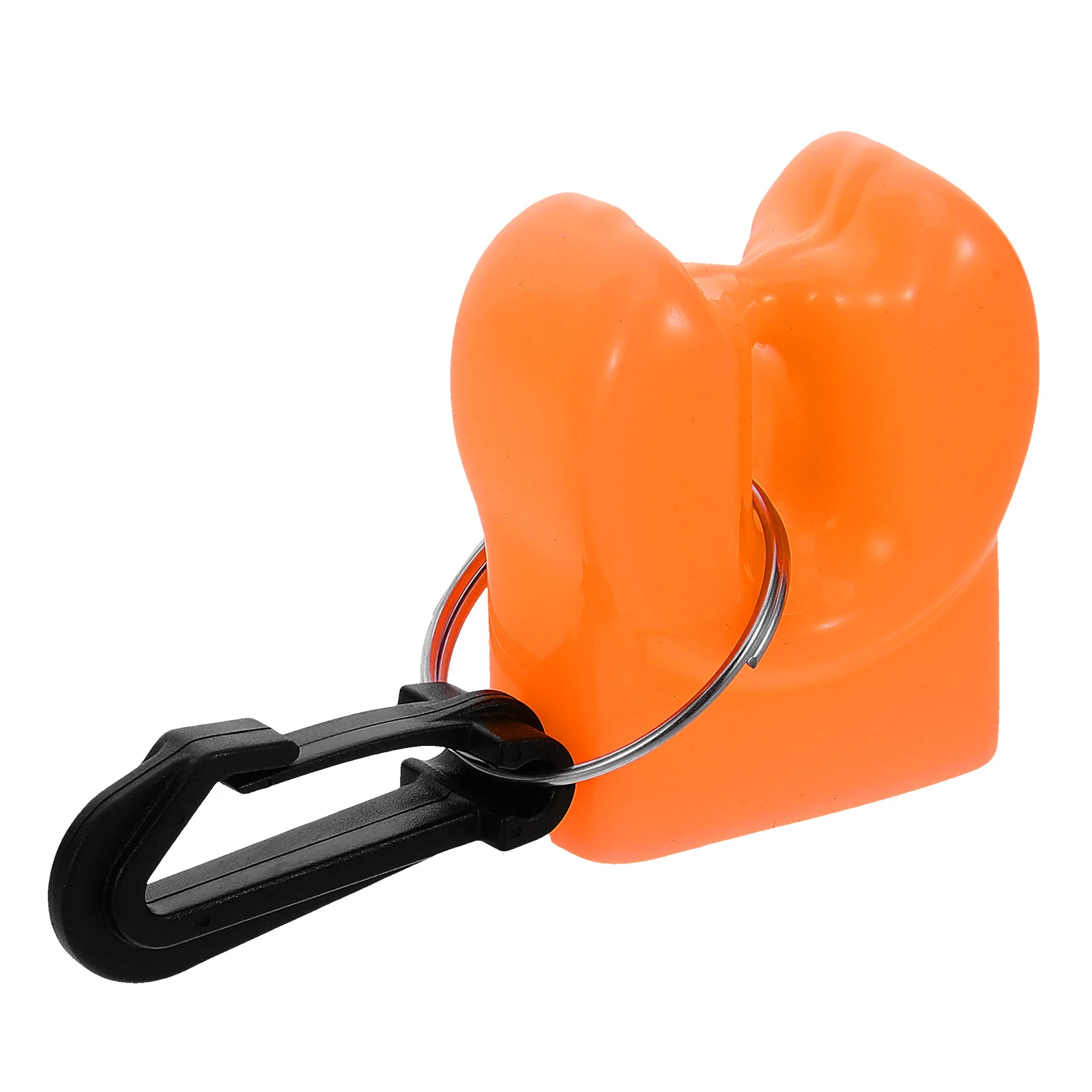 

1pc Quick Release Mouthpiece Protective Regulator Octopus Holder Split Ring Equipment Orange PVC for Scuba