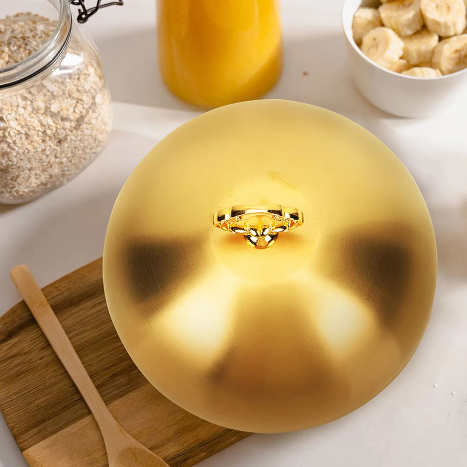 Exquisite Stainless Steel Food Dome Cover for Steak Plates Bbq Serving Tables Fresh Keeping Rust Resistant Kitchen Metal Dome