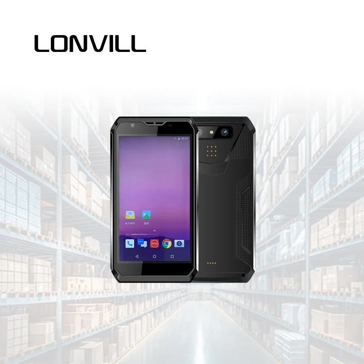 OEM Warehouse Handheld 2D QR Code Reader Scanner UHF RFID PDAS Portable Android Data Terminal Collector