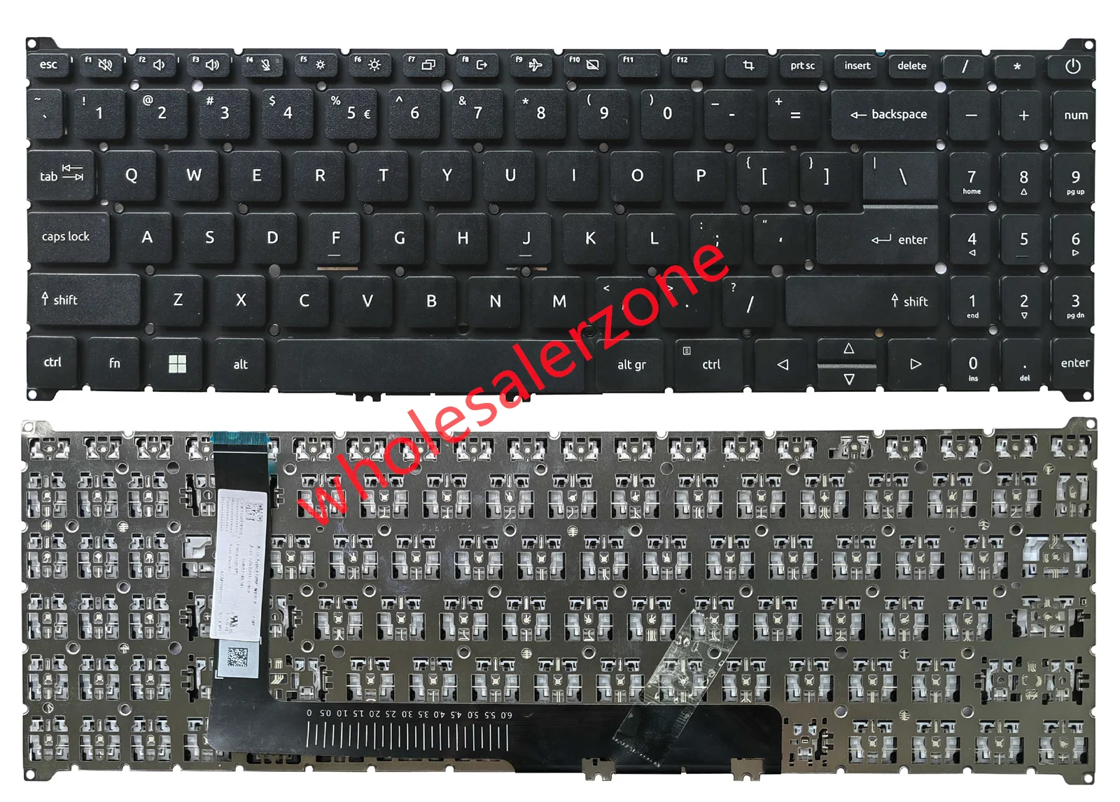 جديد الولايات المتحدة لا الخلفية لوحة المفاتيح لشركة أيسر أسباير 3 A315-59 A315-59G N22C6 أسباير 5 A515-57 A515-57G أسباير 7 A715-51G A715-76G N22Q3