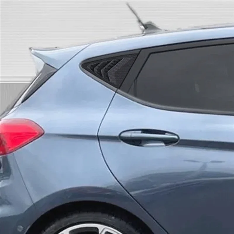 

Car Rear Triangular Window Louvers Shutters Blinds Cover Trim For Ford Fiesta MK8 2018+