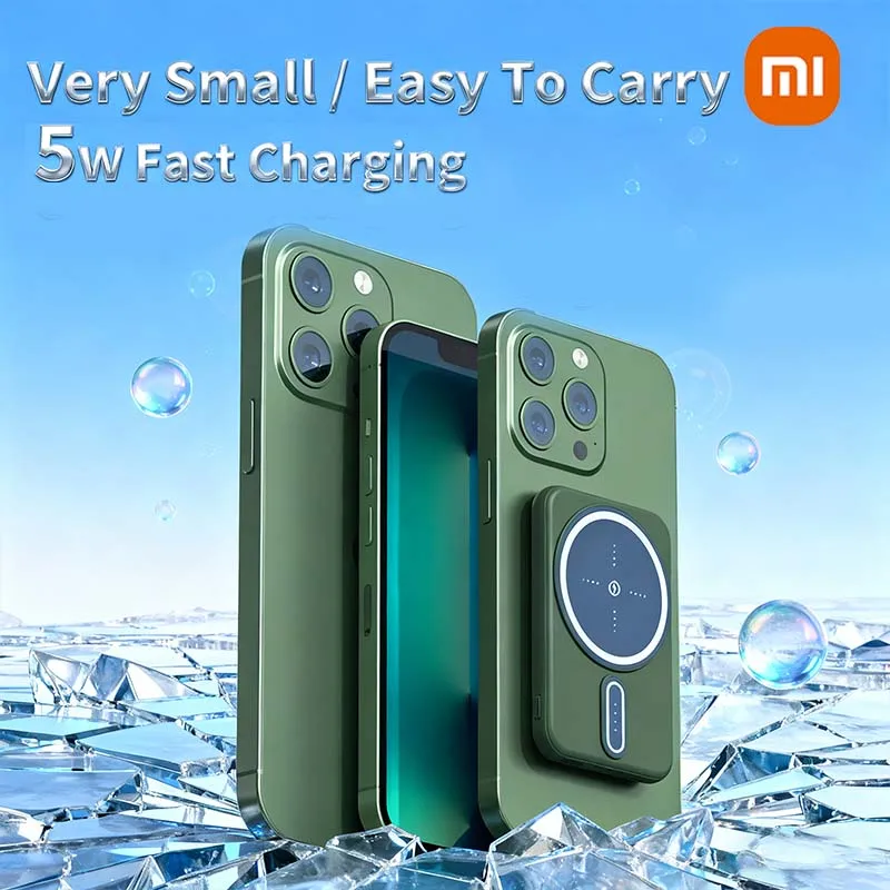 Xiaomi 50000mAh بنك الطاقة اللاسلكي المغناطيسي PD22.5W المحمولة شحن سريع بطارية خارجية ل Magsafe آيفون سامسونج