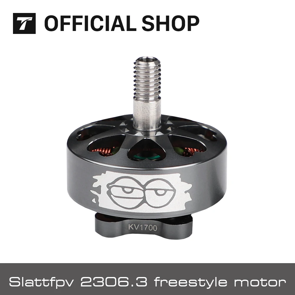 T-motor Slatts 2306.3 1700KV / 2500KV Grey Freestyle Motor For Bando Rc Drone DIY Parts