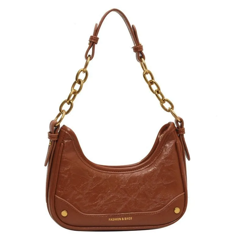 

Premium Underarm Bag Small Fragrant Wind Handbag Burst Pattern Bag Women's New Small Handbag Shoulder Bag Niche Chain Shoulder