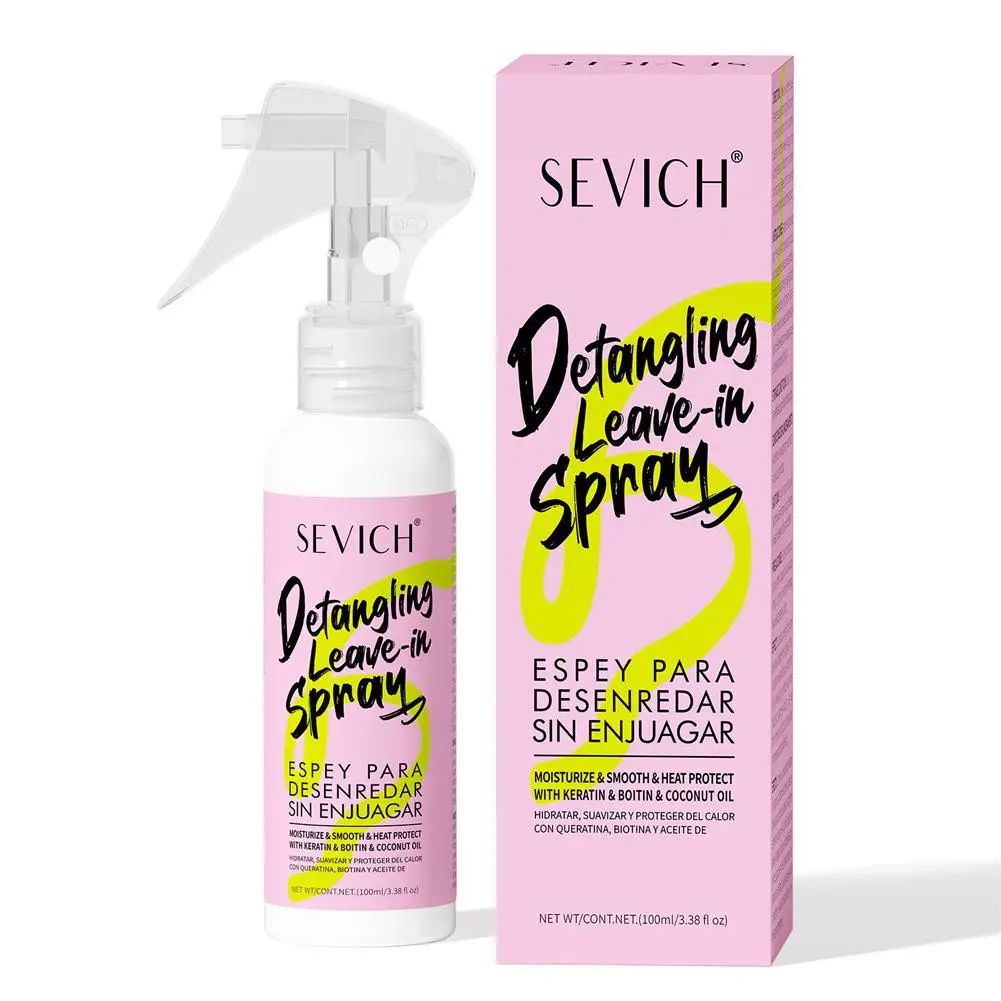 Sevich-Spray alisador de cabello para reparar el teñido, planchado, aceite para el cuidado del cabello dañado, hace que el brillo de la seda del cabello, previene el Frizz esencial