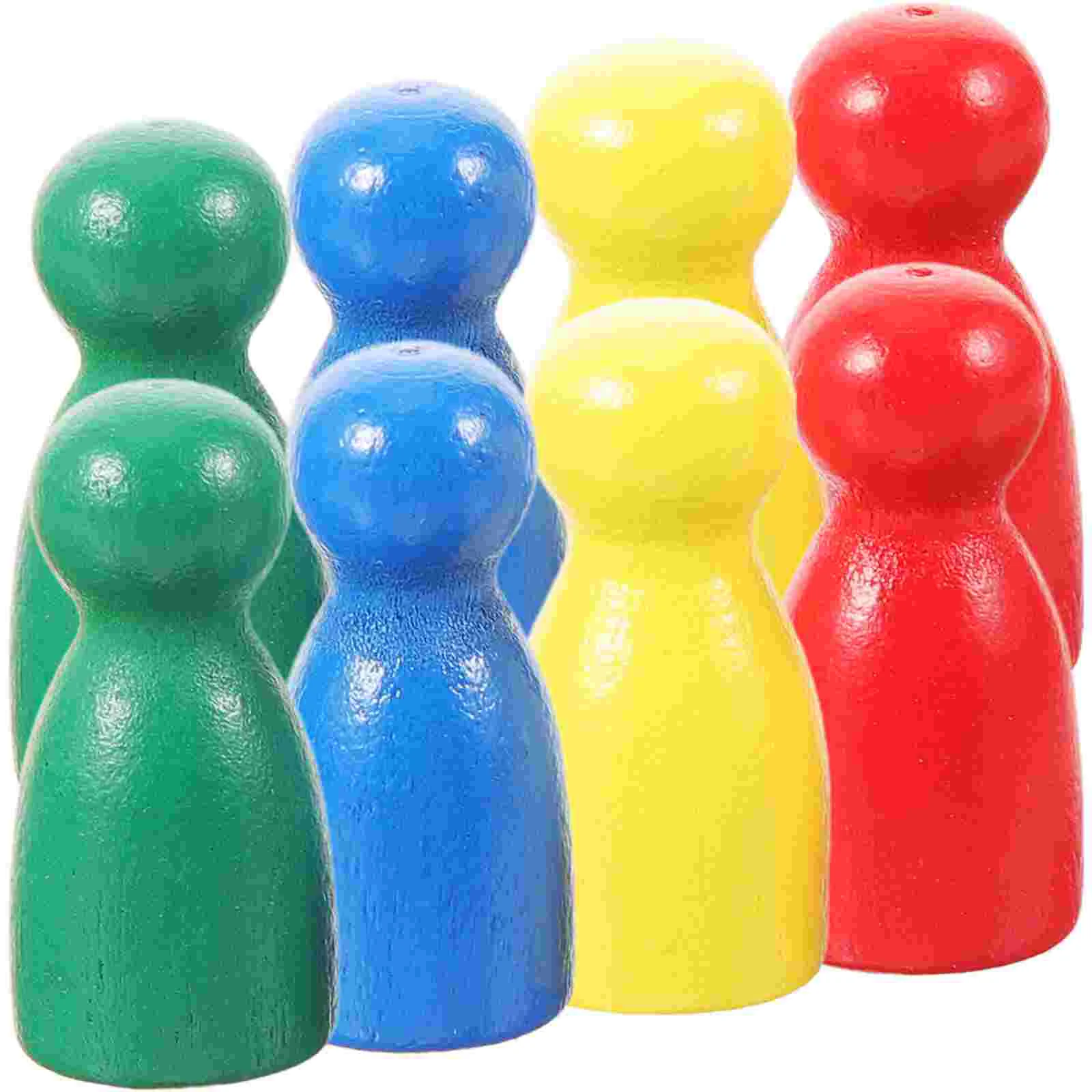 

Chess Pieces Board Game Accessories Wood Pawn For Board Tabletop Game Games Accessories Color Random