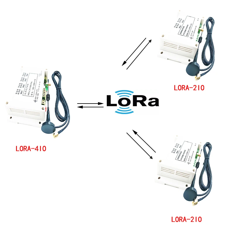 

1/2/4/8/wireless switch, one-to-one input and output control 433 LORA wiring-free remote IO