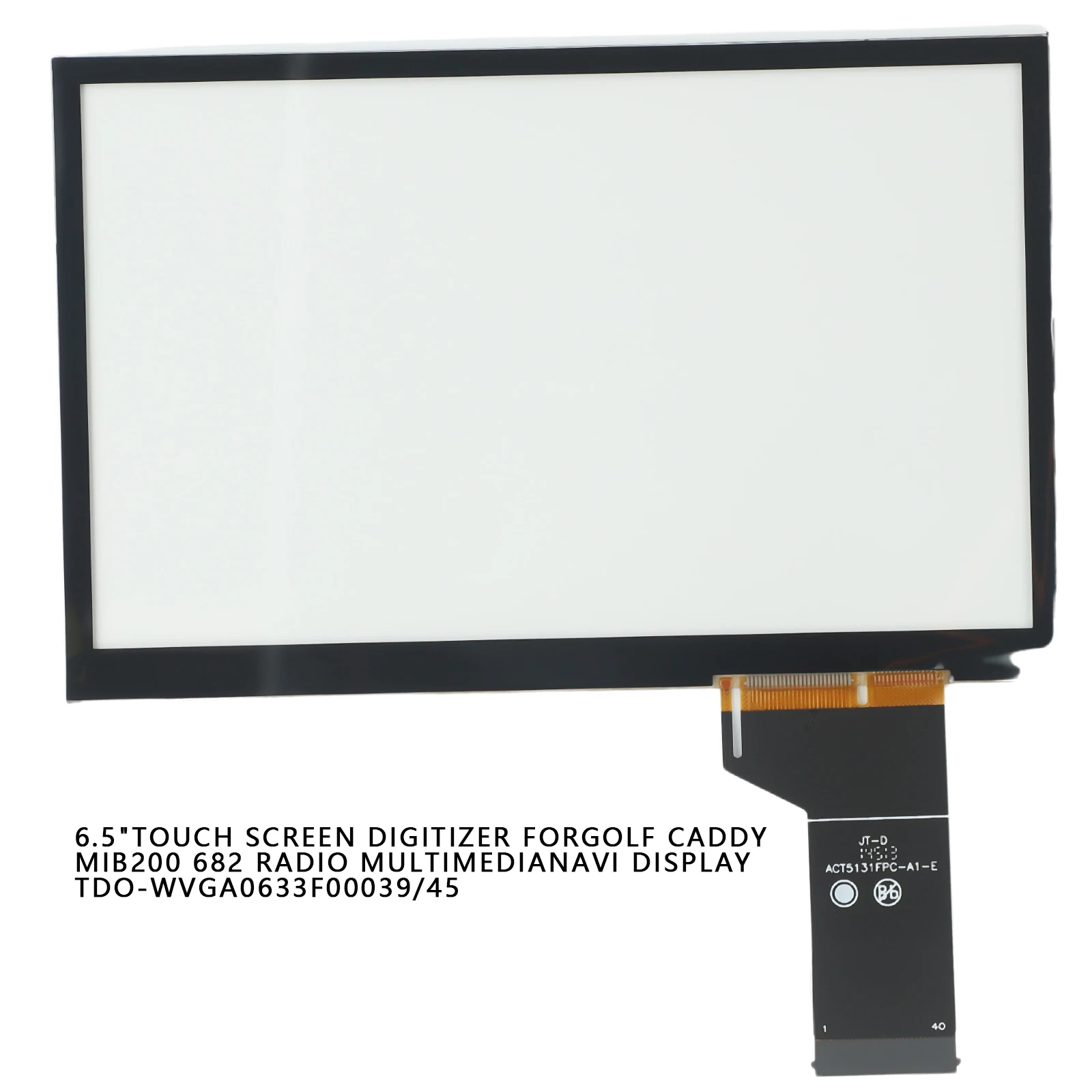 TouchScreen Panel Glass Digitizer TouchScreen With Protective Film For Magotan B7 For CC For GLI For Passat For Skoda Octavia