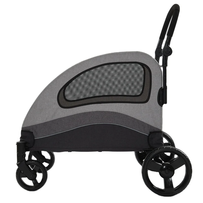 

Commodious Outdoor Travel Pet Big Dog Cat Stroller Bearing Capacity 35kg Large Dog Trolley