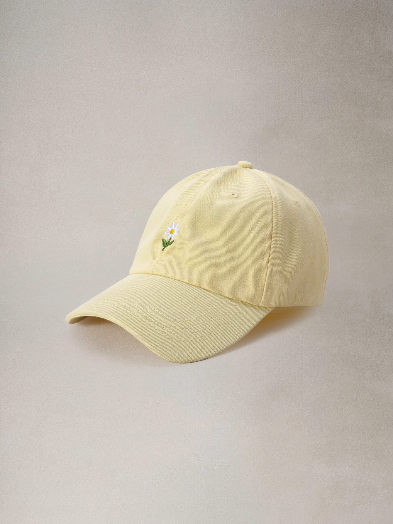 1pc Unisex Y2K Style Embroidered Daisy Flower Baseball Cap, Casual Outdoor Commuting Simple Y2K Design Sun Hat For Young People Halloween SC260413203380904342612