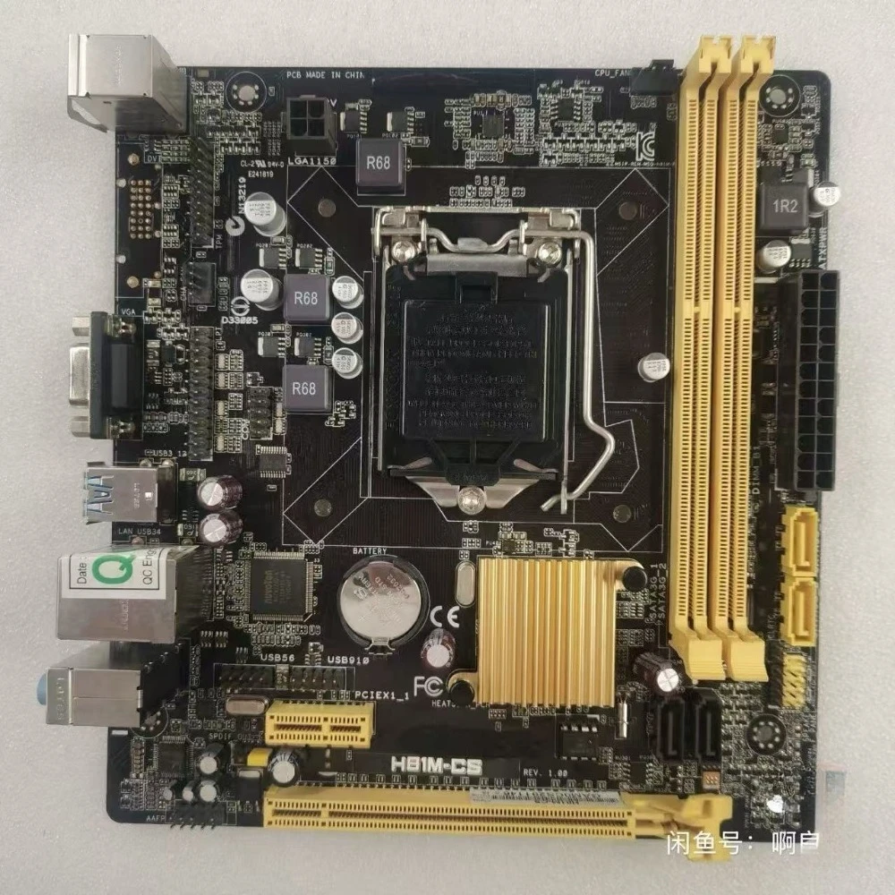 

Материнская плата ASUS H81M-CS Intel H81 LGA 1150 DDR3 16 ГБ с поддержкой процессора Core i5-4690 i3-4130 i3-4150 i3-4170 i5-4570 Micro ATX