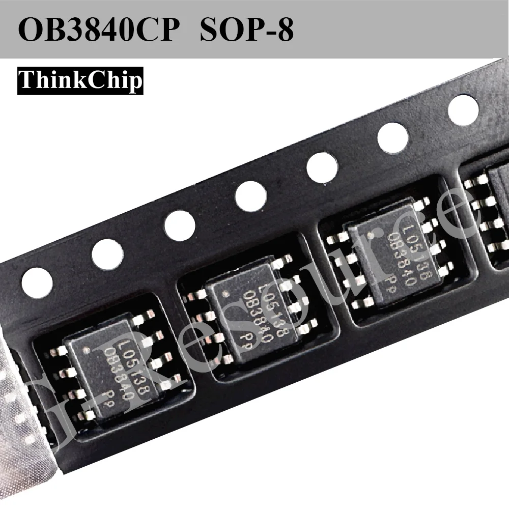 (10pcs) OB3840CP SOP-8 (Marking OB3840) Switching Power Supply IC 65kHz