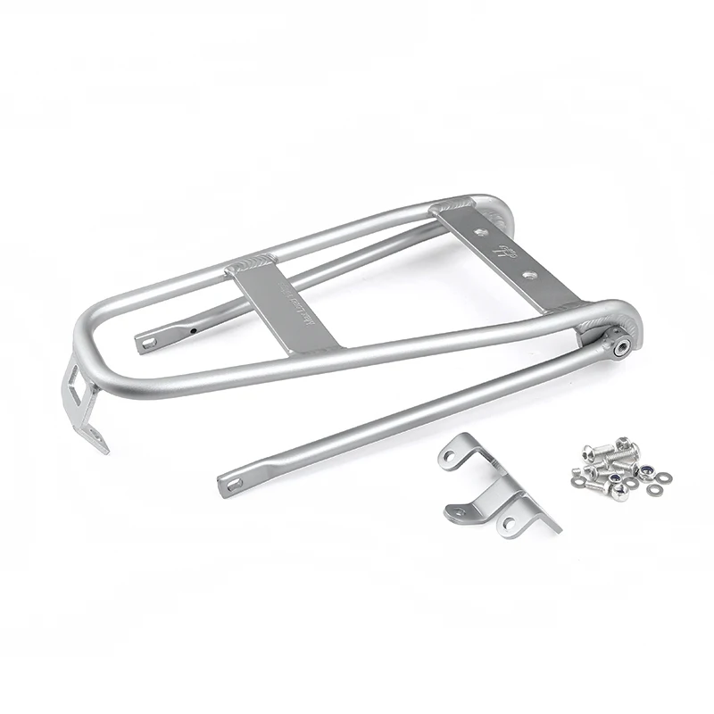 H & H-Folding Bicycle Shelf for Brompton, Ultra Light Aluminium Alloy Mini Rear Goods, Q Type Version 5