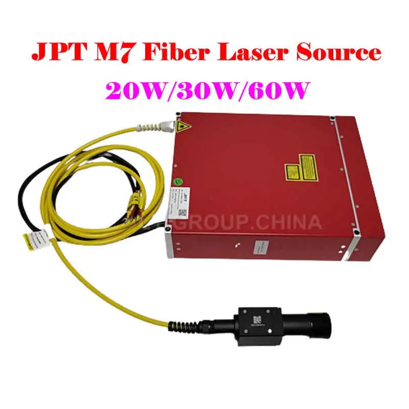 

Original JPT 60W M7-E Series MOPA Fiber Laser Source Module GQM 1064nm 20W 30W for Fiber Laser Metal Gold Marking Engraving