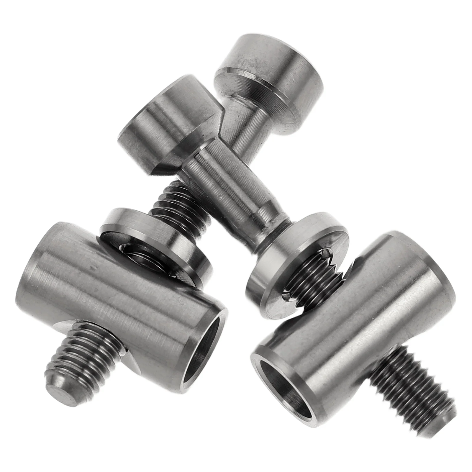 

2Pcs Lightweight Titanium Alloy Bike Seatpost Bolts M5x30 Anti-Loosening Locking Design Screws Seatpost Bolts