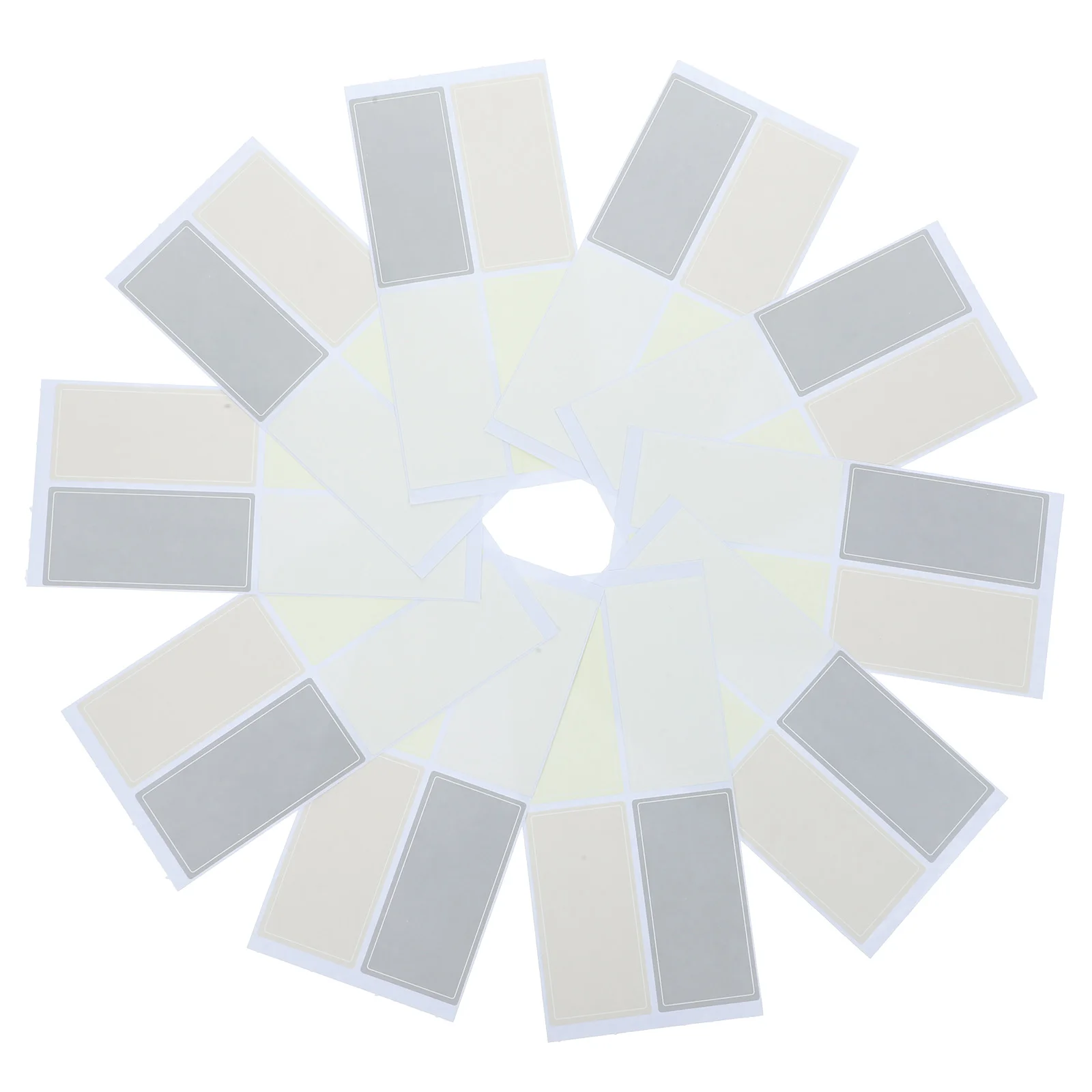 120 Pcs Color Label Stickers Tabs Removable Colourful Labels for Printer Handwriting