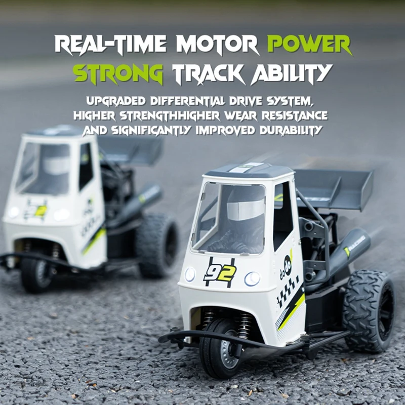 Rc Car Motor Tricycle 2.4G SERVO Remote Control Light And Sound Spray High Speed Emulation Motorcycles Kids Toys