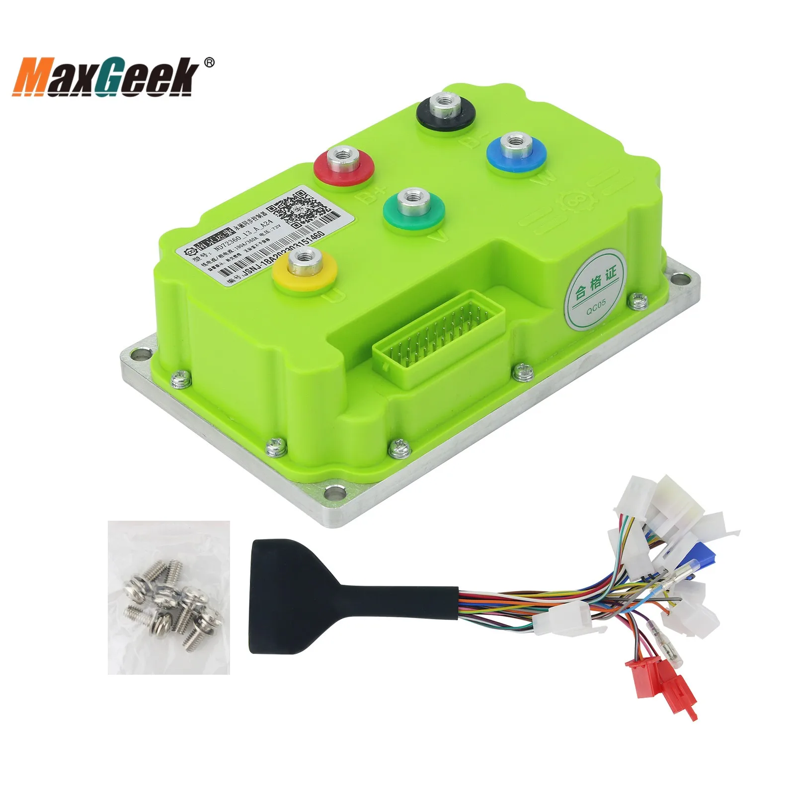 Maxgeek Fardriver ND72360 72V 150A/360A Motor Controller IPMSM Controller Suitable for Electric Scooters