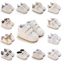 Fashionable Baby Sports Shoes Boys' Soft Flat Shoes First Step Toddler Shoes For Babies Aged 0-18 Months Non Slip Baby Shoes