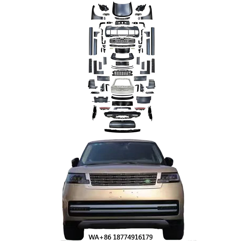 

Лучшая цена, комплект автозапчастей для Range Rover 2013-2017 vogue Upgrade 2023, модный бампер на капоте